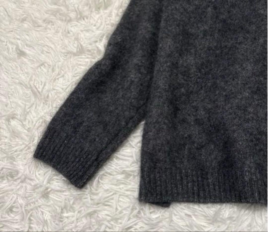 未使用級ミューズドゥドゥーズィエムクラス ふわふわシャギーボート ネックニット