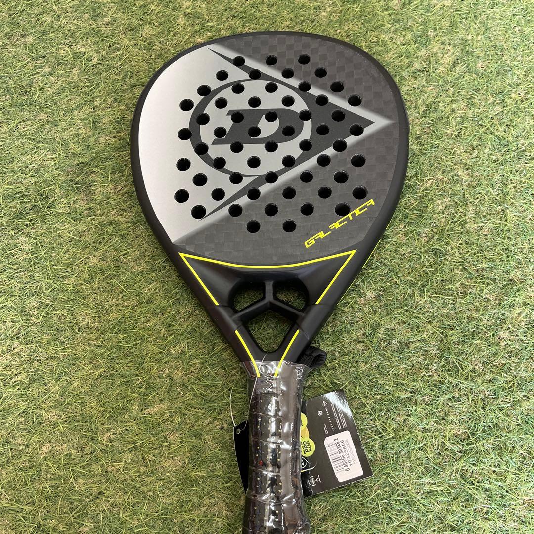 再値下げ！GALACTICA パデルラケット ブラック/イエロー MD01