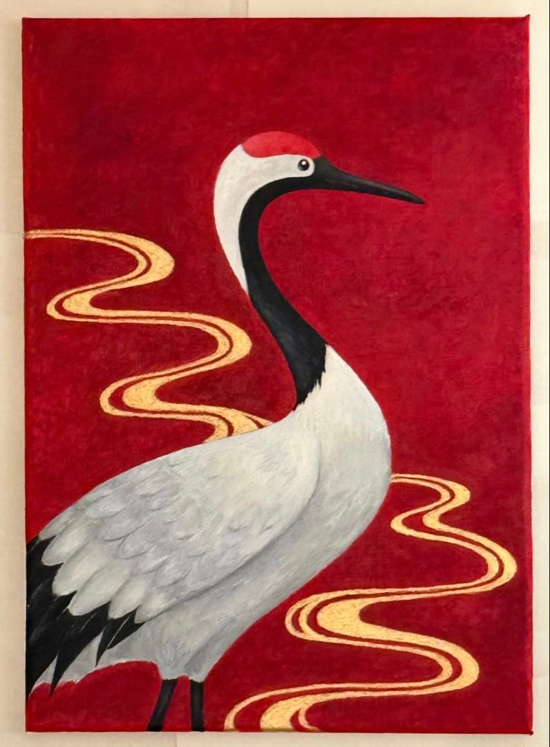 [油絵] 作品名：福の流れ (Flow of Fortune)