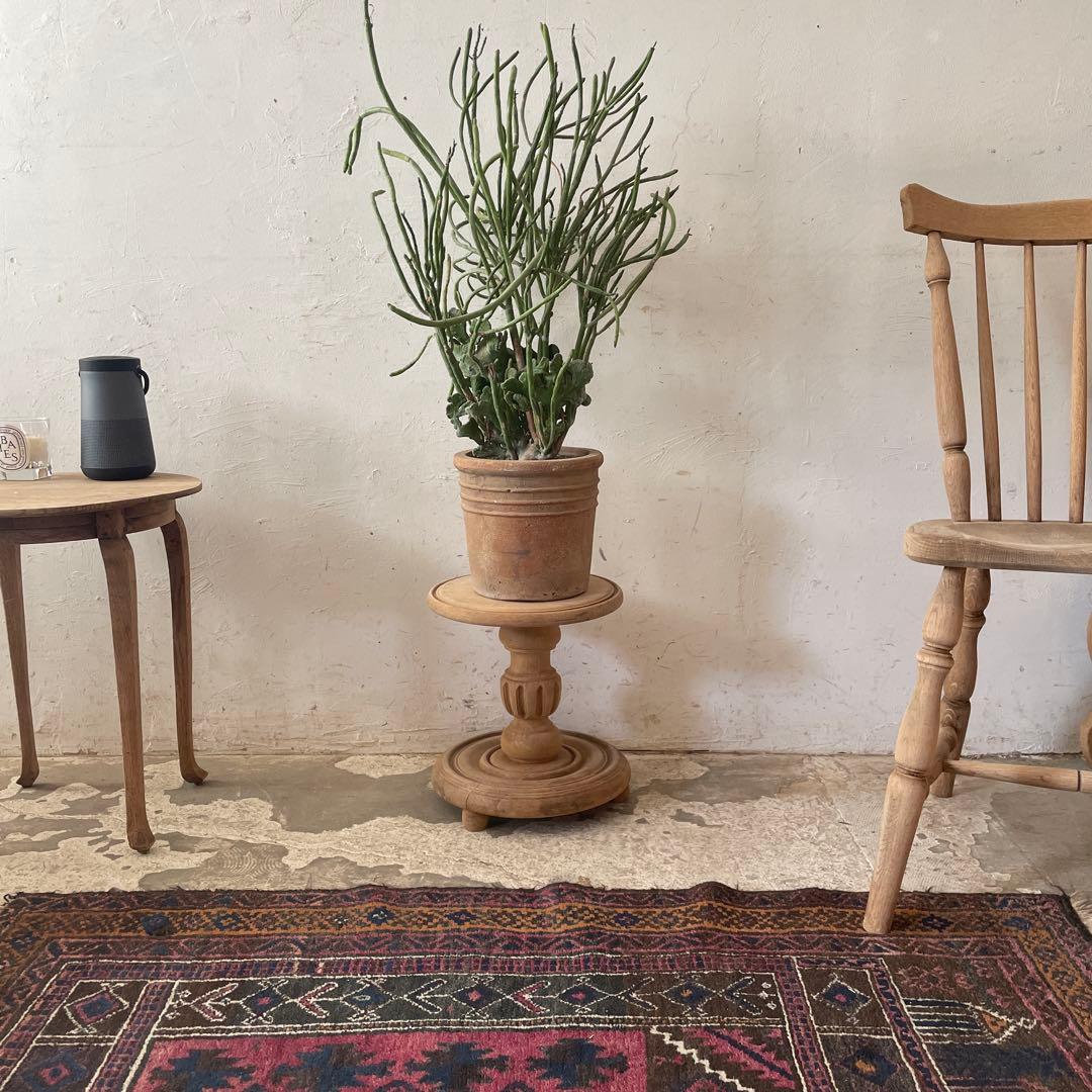 ビンテージ　サイドテーブル　フラワースタンド　花台　剥離