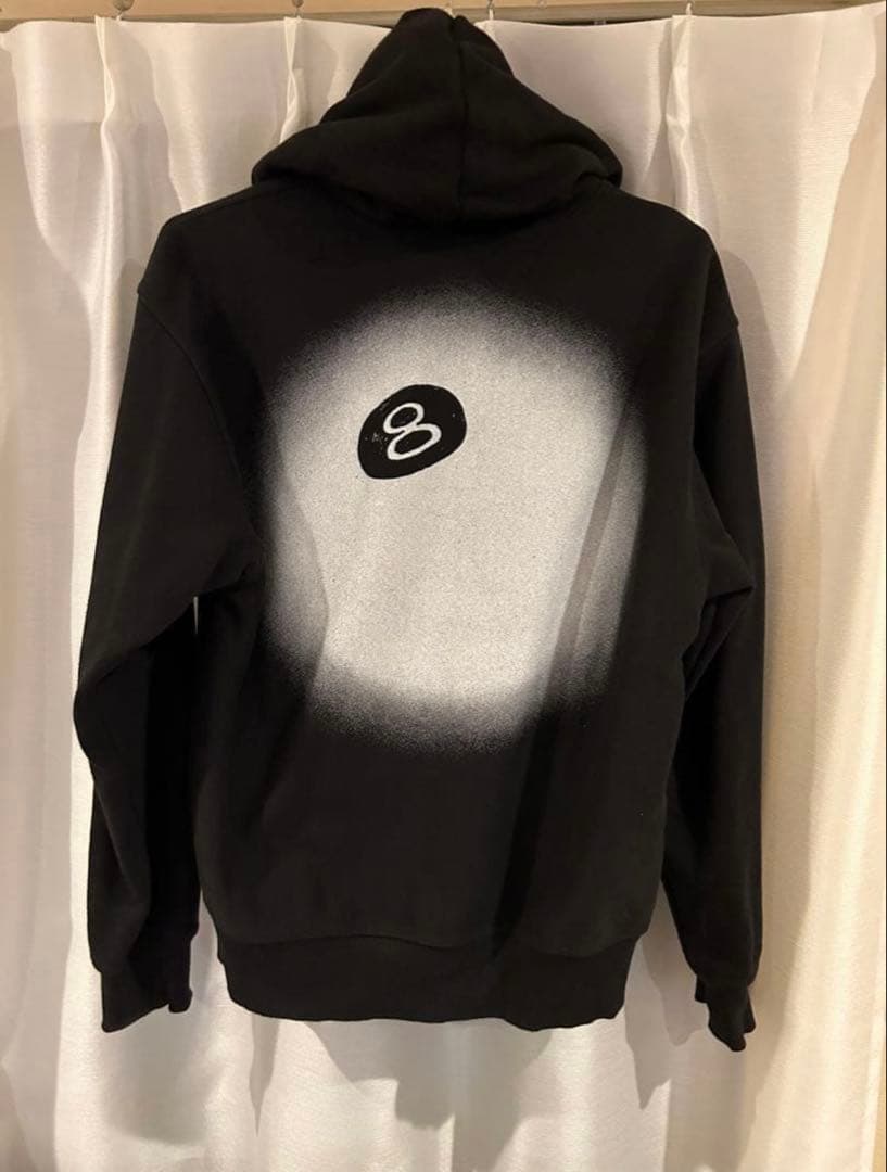 Stussy 8 Ball Fade Hoodie Black 8ボールパーカー