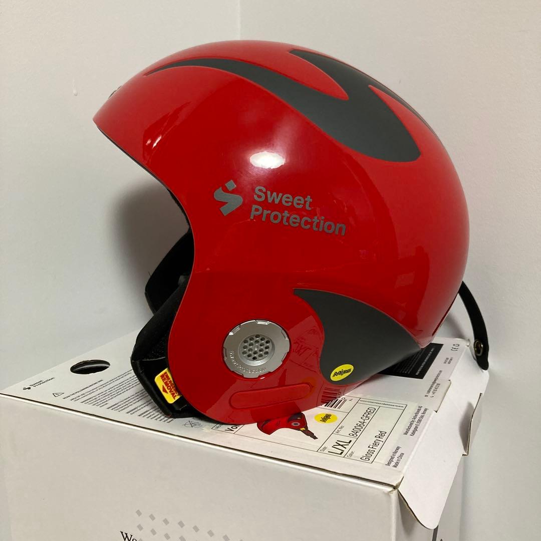 スウィートプロテクション ヘルメット Gloss Fiery Red赤 L/XL
