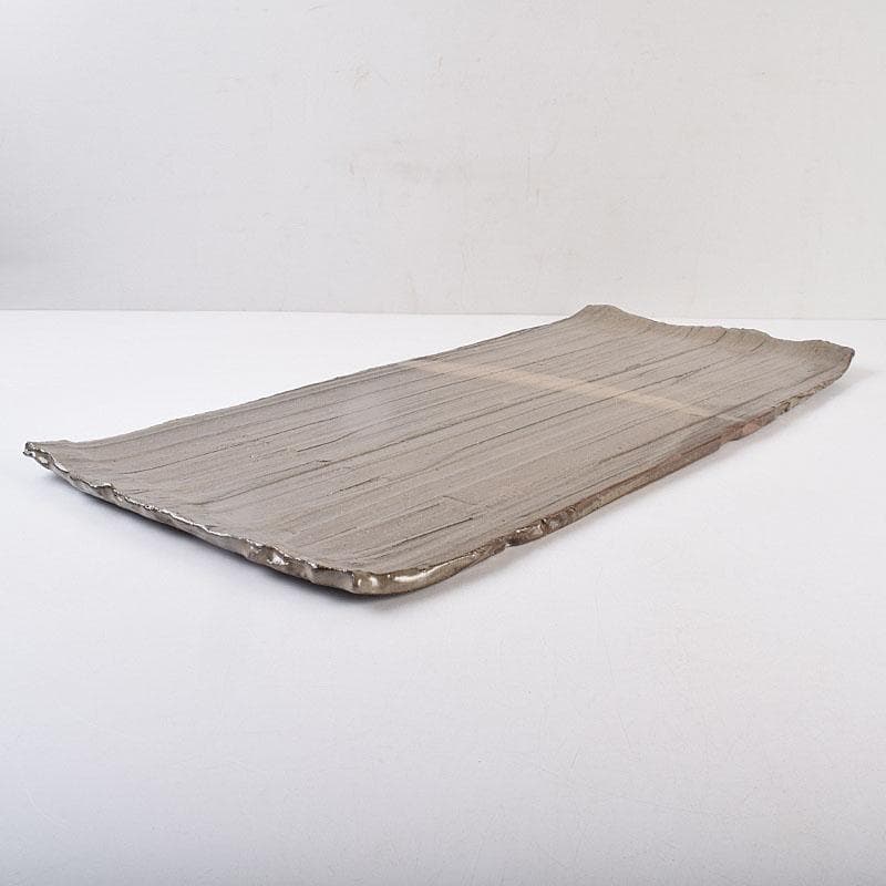 藤野昭作　浮線文　板皿　大皿　共箱　V　R9051H