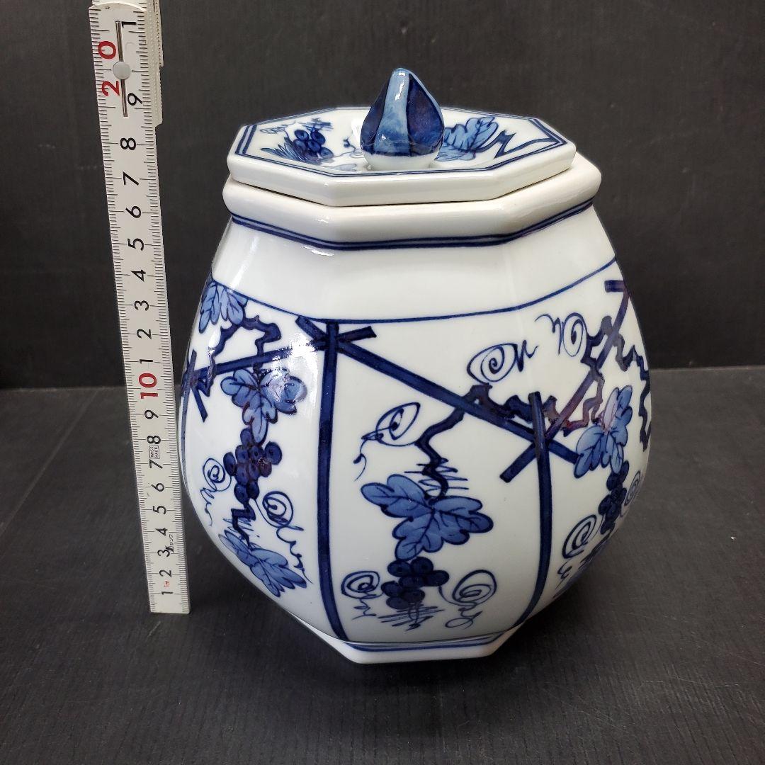 平安 景雲 葡萄棚 水指 八角水指 茶道具 103