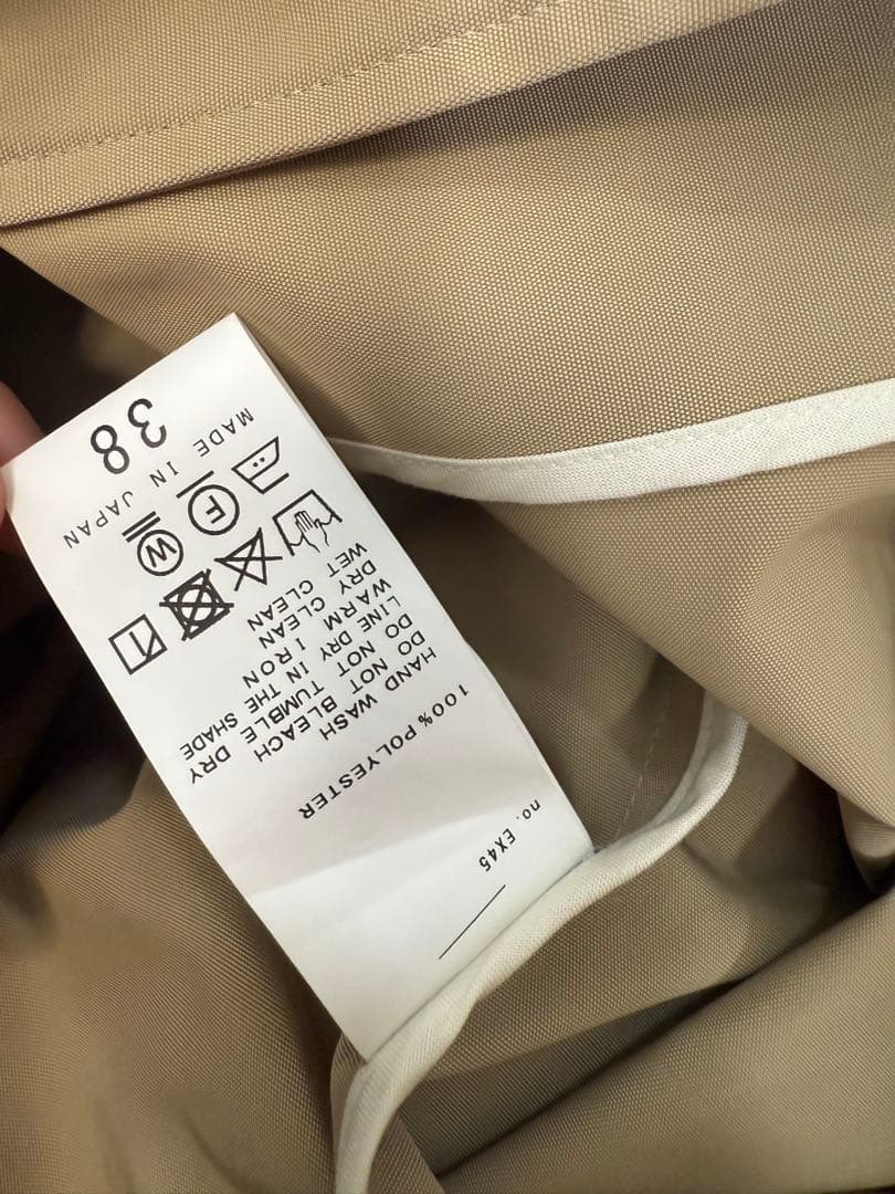 【美品】FRAMeWORK フレームワーク 撥水ポンチョトレンチコート 38