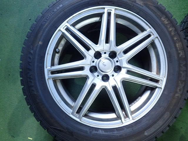 B1072【送料無料】スタッドレスホイール4本セット 225/55R17