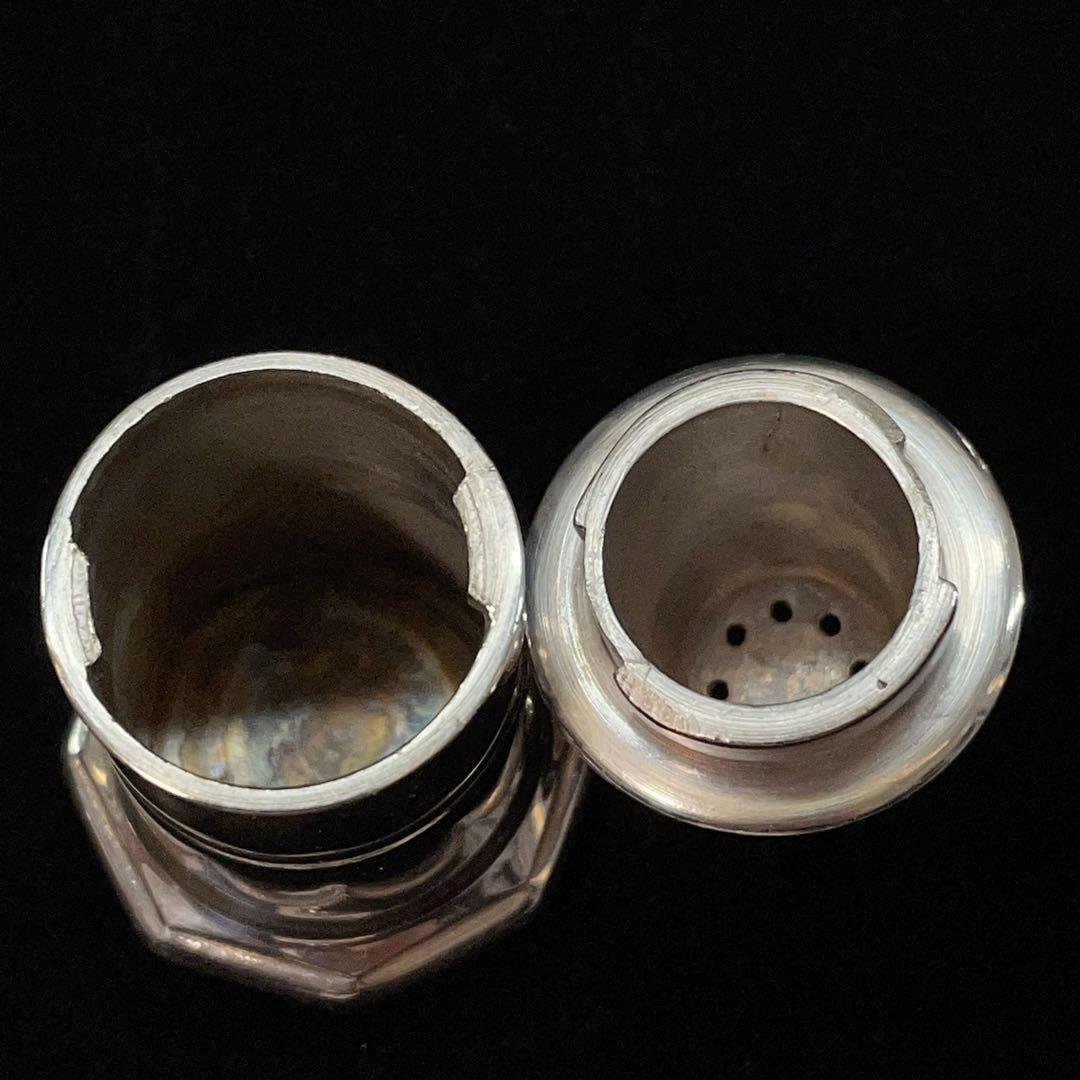 3705 クリストフル ペッパー&ソルト 調味料入 シルバーカラー