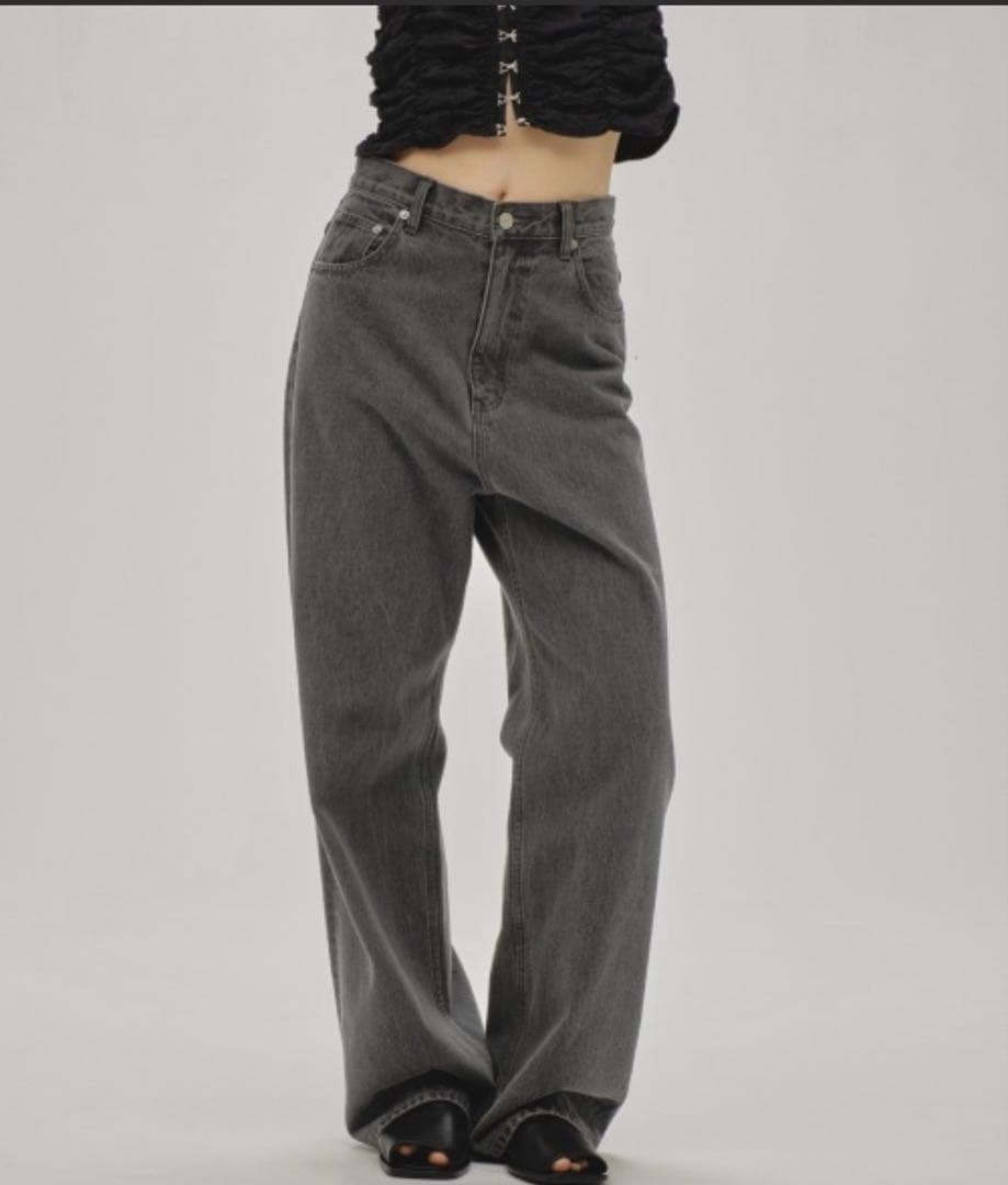 TODAYFUL Cary's Denim グレー　サイズ23