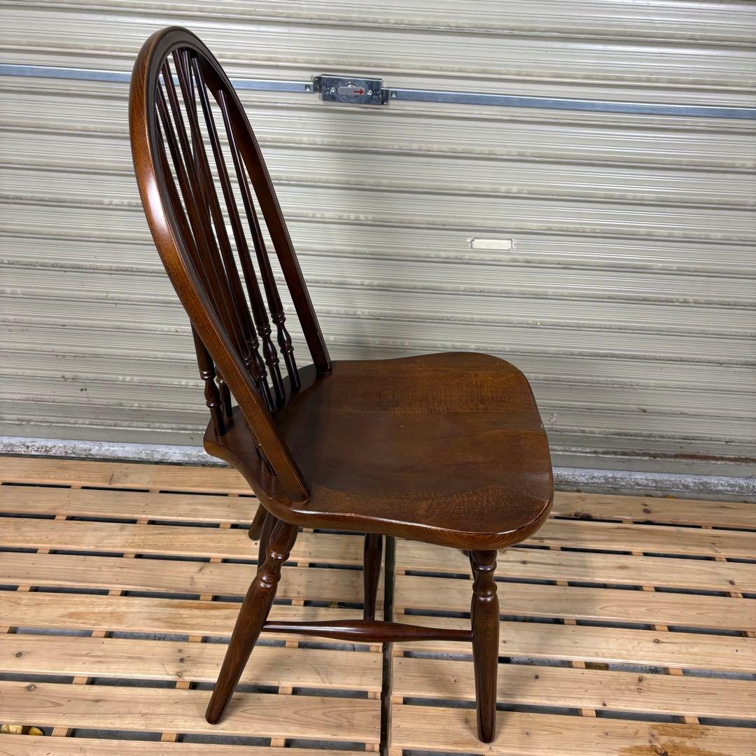 【送料込】秋田木工　ヴィンテージチェア　ダイニングチェア　椅子　アンティーク③