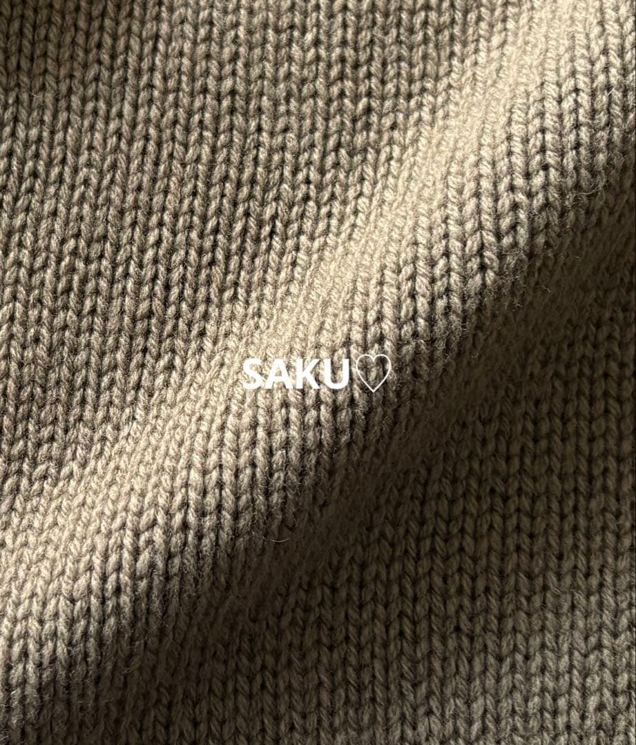 定価30800円 GALERIE VIE ファインウールタートルネックニット M