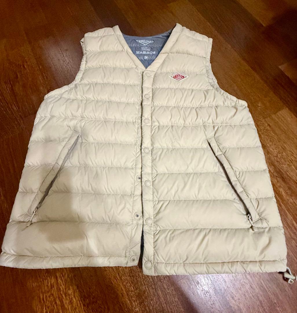 ダントン　インナーダウンベスト　34サイズ