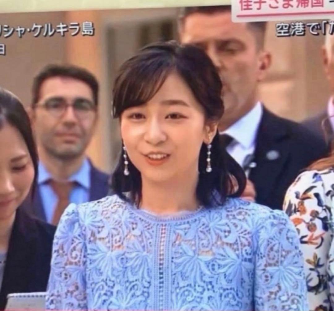 CELFORD ブルーレースワンピース