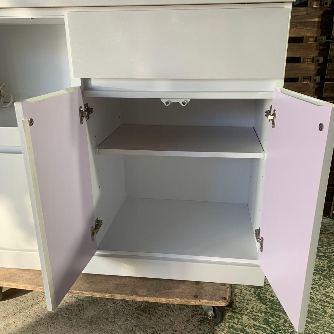 K782 手作り家具工房日本の匠 キッチンボード 食器棚 W120cm