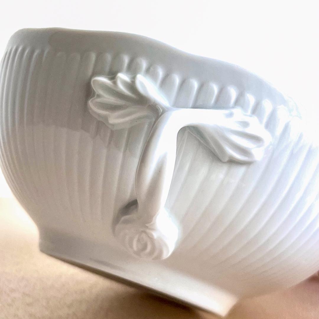 ★新品未使用★CESKY PORCELAN ダブルハンドル　スープボール2点