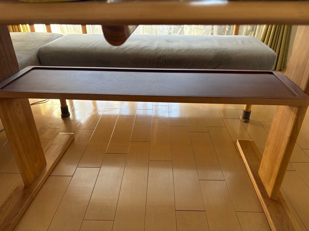 【美品】Rainy レイニー④ リビングダイニングテーブル 収納付