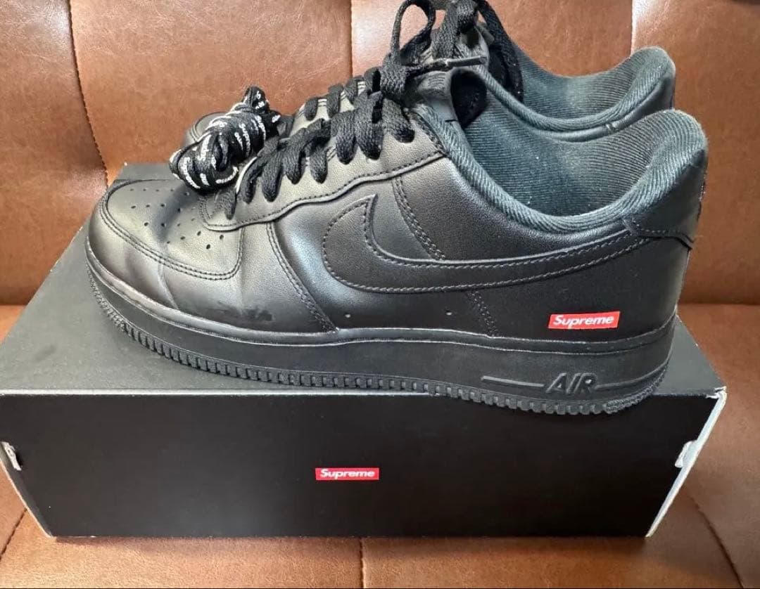 Supreme Nike Air Force 1 Low ブラック 27cm
