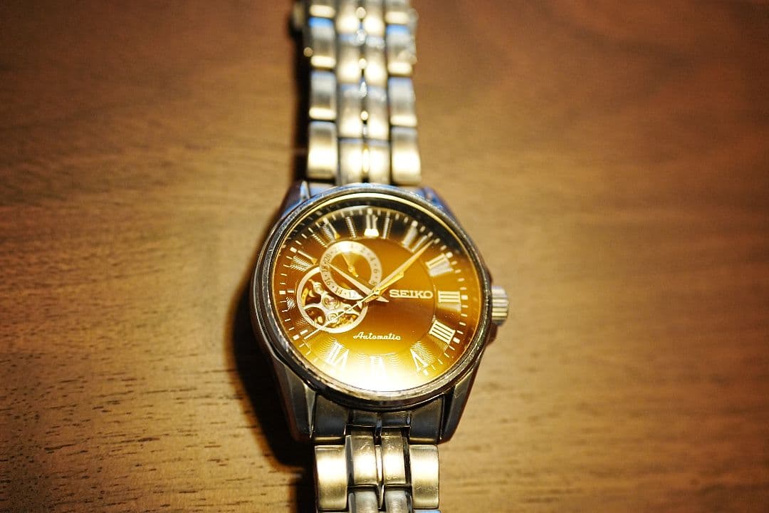 SEIKO セイコー プレサージュ 裏スケ 自動巻 4R39-00B0 ジャンク
