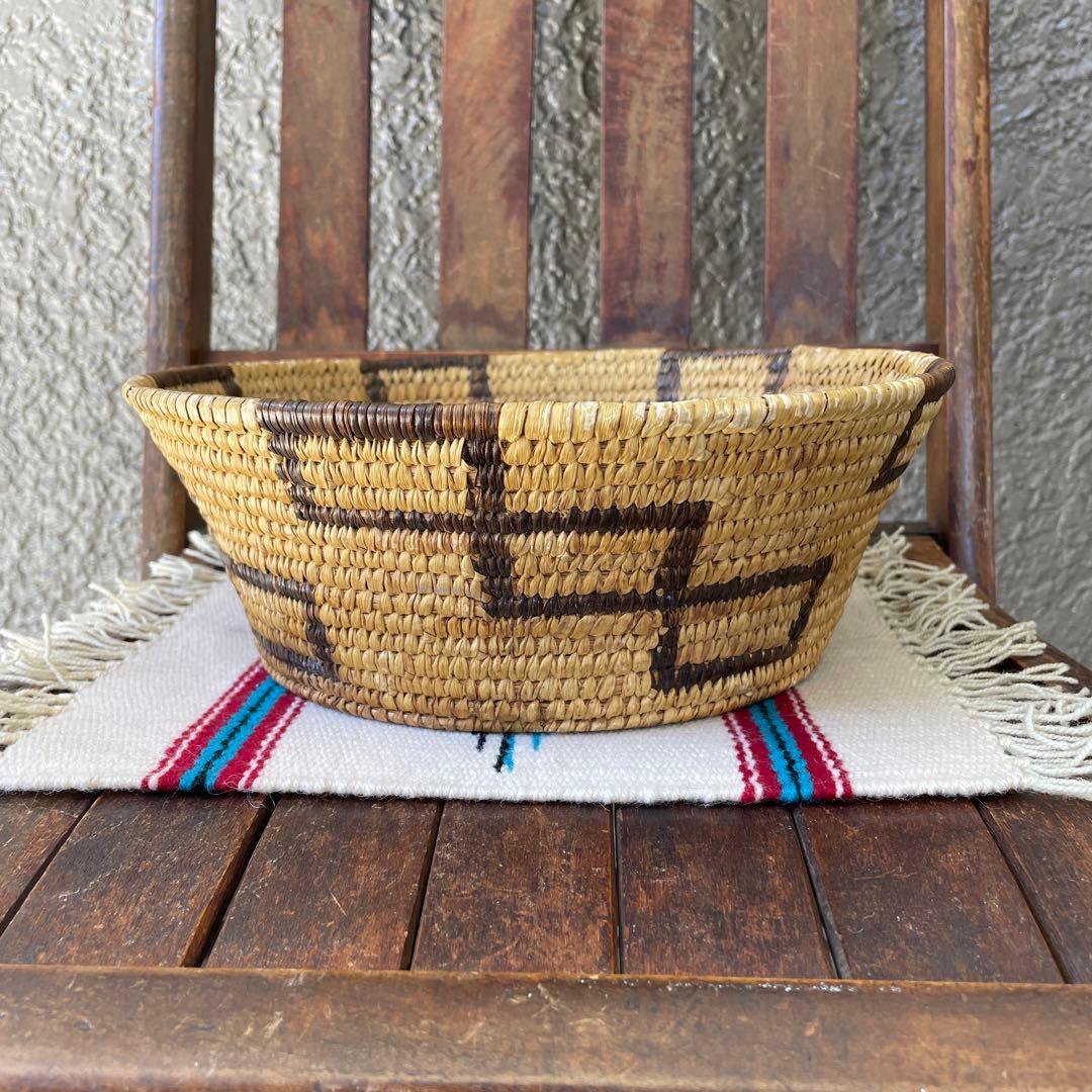20s〜30s アンティーク　ネイティブアメリカンバスケット　USAヴィンテージ