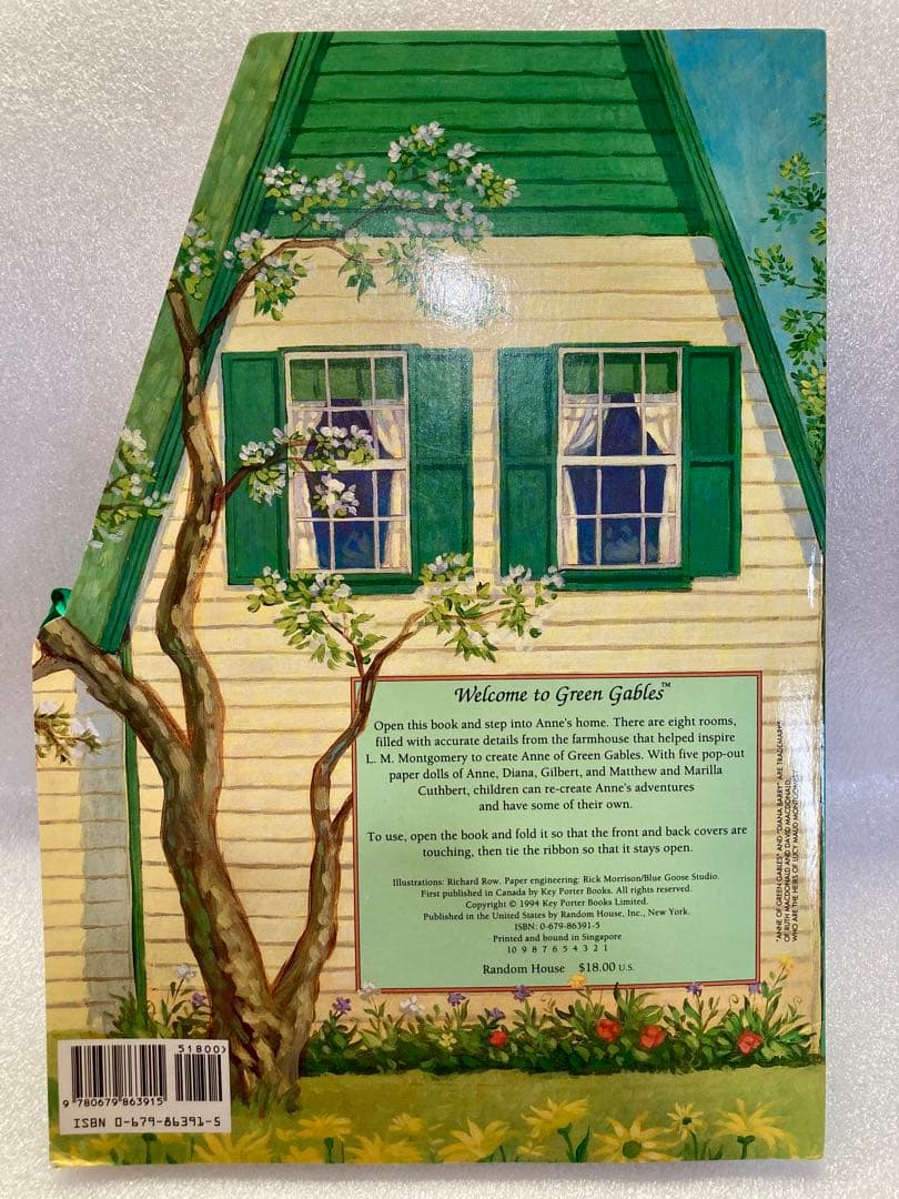 希少・美品！赤毛のアン 飛び出す絵本 ドールハウス付き ヴィンテージ