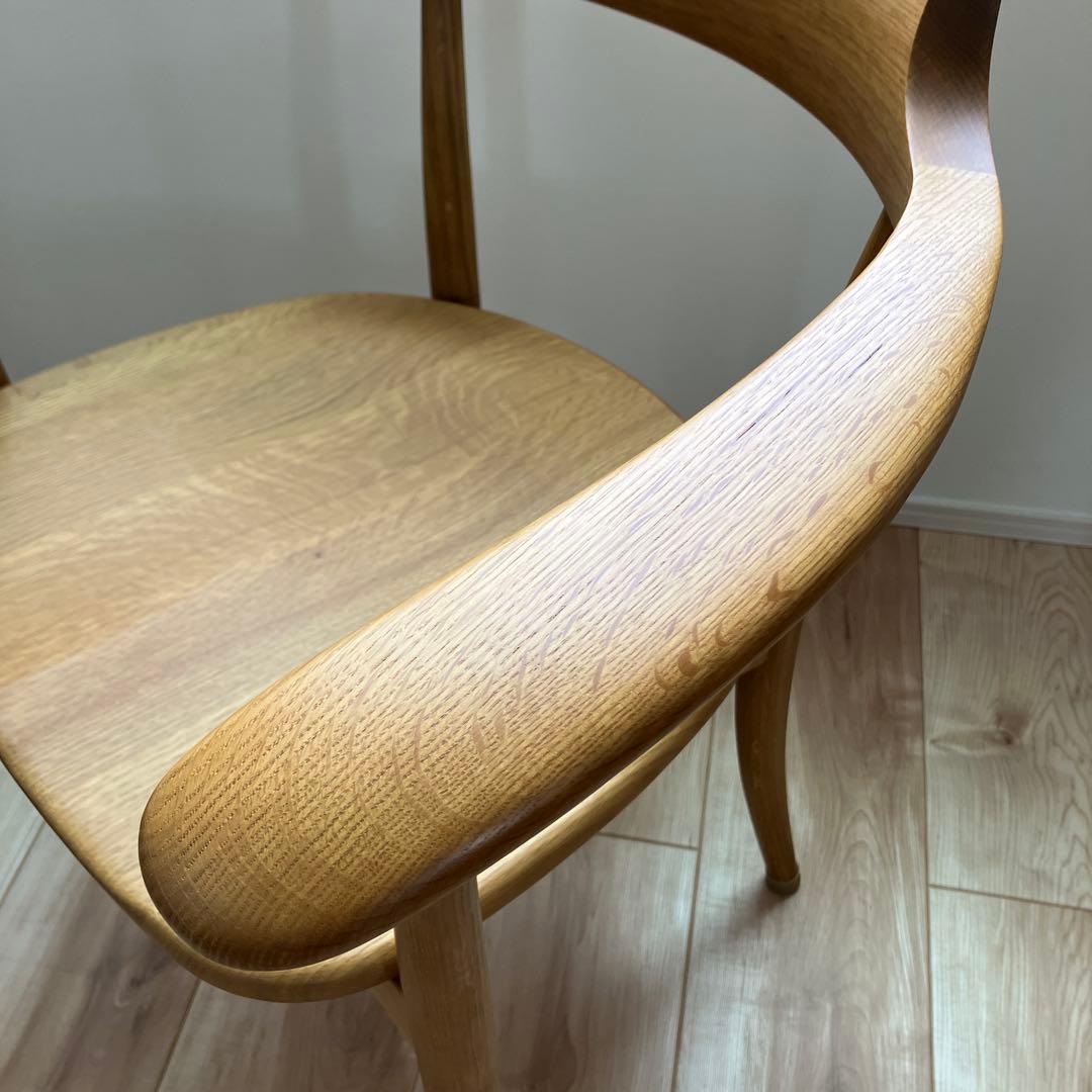 \"送料込み\" HIDA 木製アームチェア