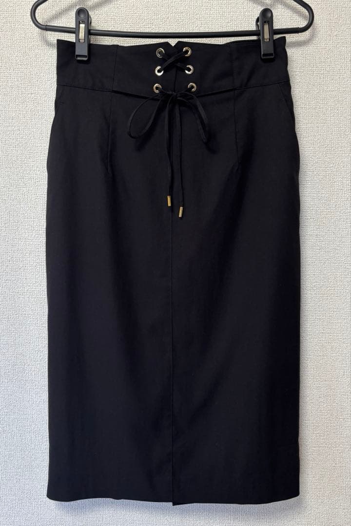 ピンキー＆ダイアン◆バイカラーブラウス＆フロントレースアップスカート◆2点セット