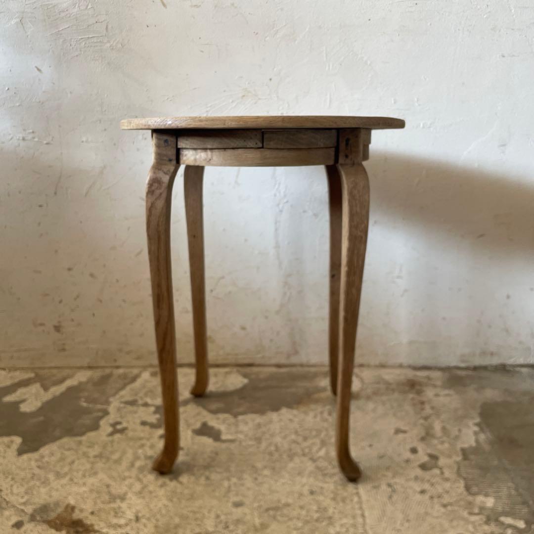 モモビンテージ サイドテーブル　フラワースタンド　花台　剥離