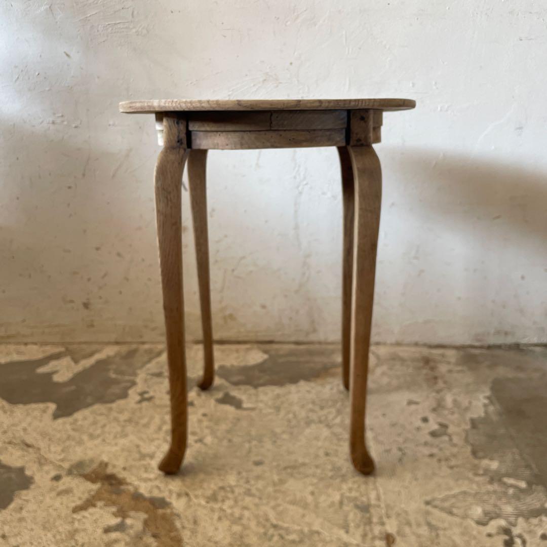 モモビンテージ サイドテーブル　フラワースタンド　花台　剥離