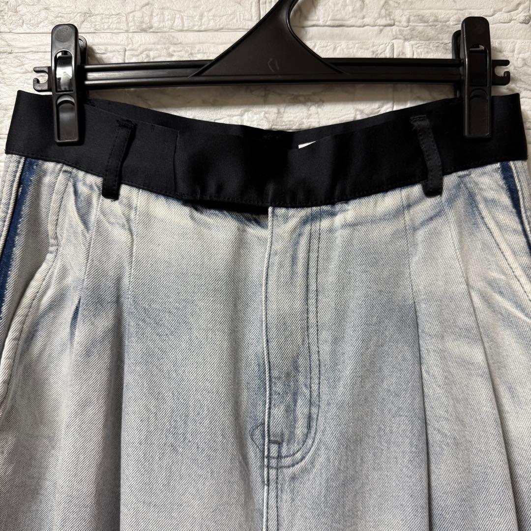 ADAM ET ROPÉ ドレスデニムパンツ サックス 38