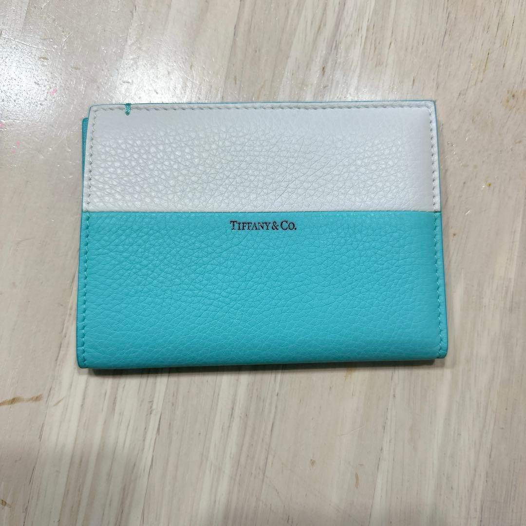 TIFFANY パスポートケース 箱・リボン付き 美品