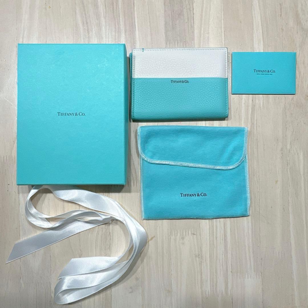 TIFFANY パスポートケース 箱・リボン付き 美品