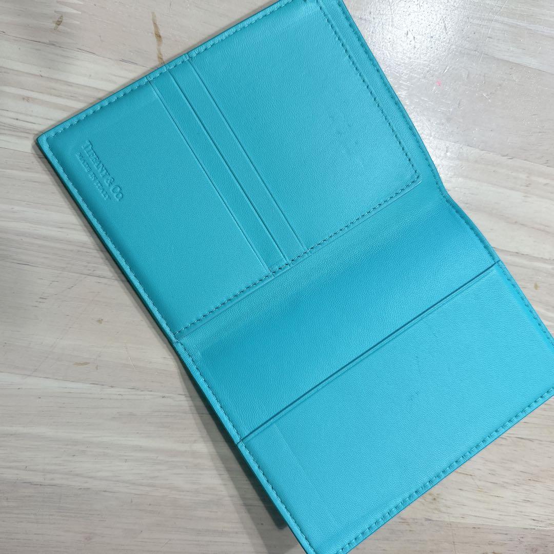 TIFFANY パスポートケース 箱・リボン付き 美品