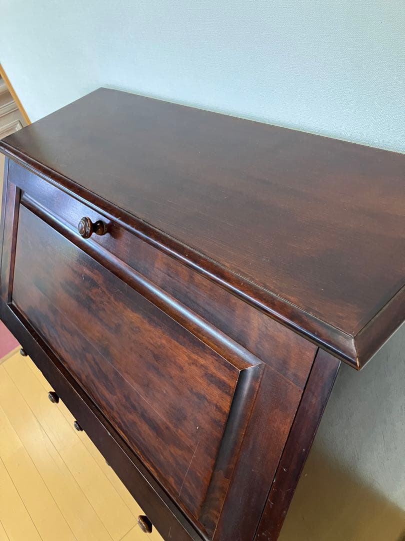 神居民芸　ライティングビューロー　デスク　ライティングデスク　樺