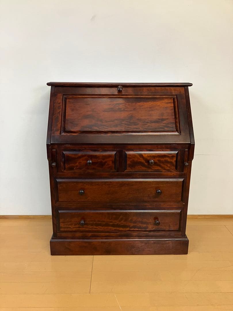 神居民芸　ライティングビューロー　デスク　ライティングデスク　樺