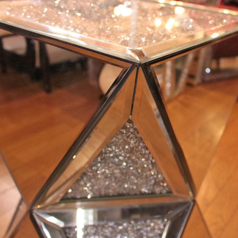 ジュエル サイドローテーブル ミラー家具 コンソール 230-880