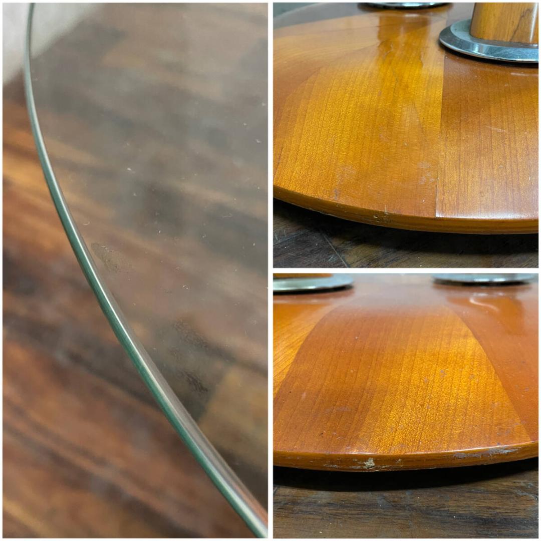 Ronald Schmitt ロナルド シュミット ガラステーブル 可動式