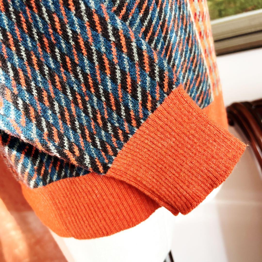 極美品　HERMÈSエルメス ハウンドトゥース カシミヤ トップス　セーター