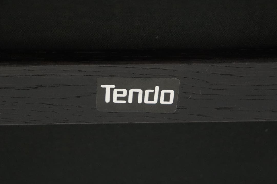 在庫4脚 天童木工 アーム 本革 ダイニングチェア ヴィンテージ レトロ 黒 1