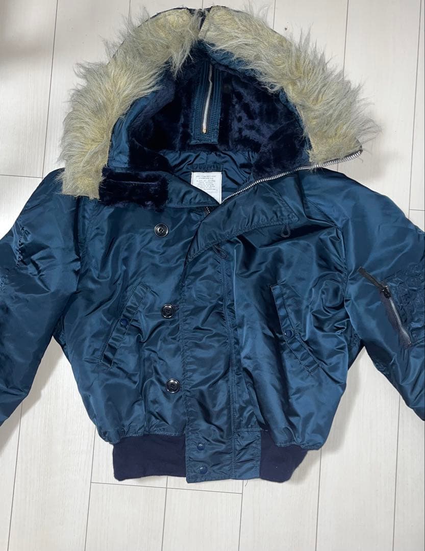 ALPHA USA製N-2Bフライトジャケット ネイビー　90s y2k 未使用