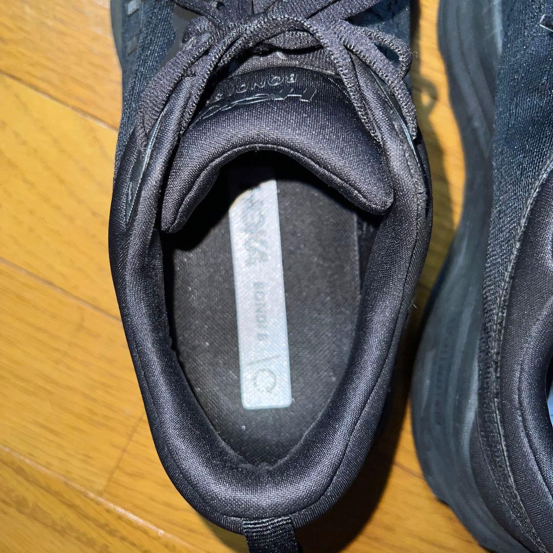 HOKA BONDI 8 WIDE 27cm ブラック