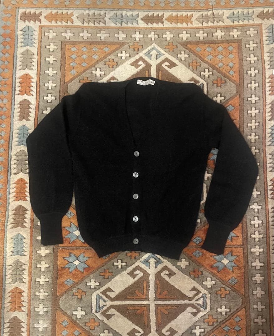 【美品】Parker パーカー vintage アルパカカーディガン 黒 42