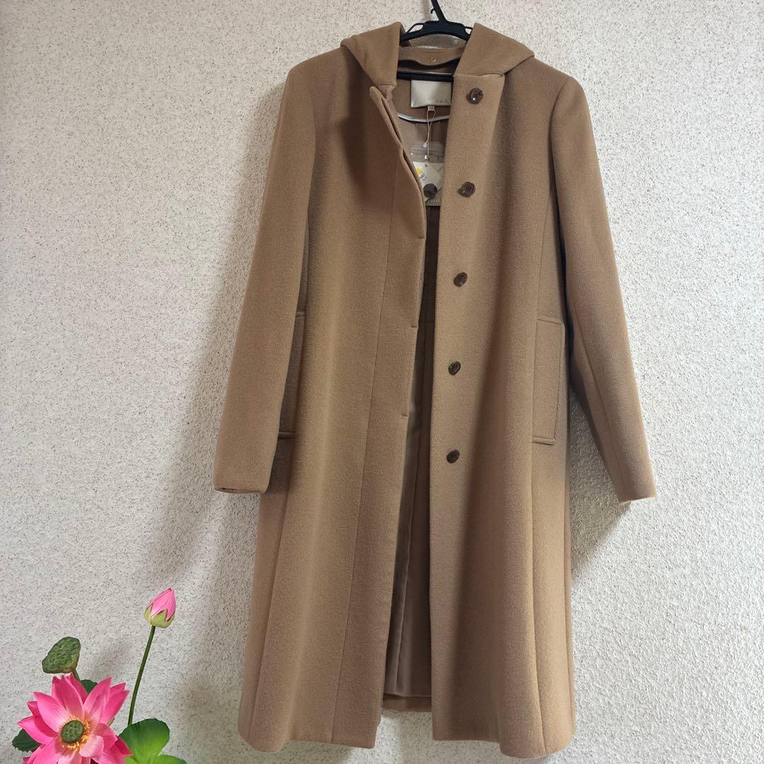 オンワード樫山フード付きコート M〜Ｌ　新品