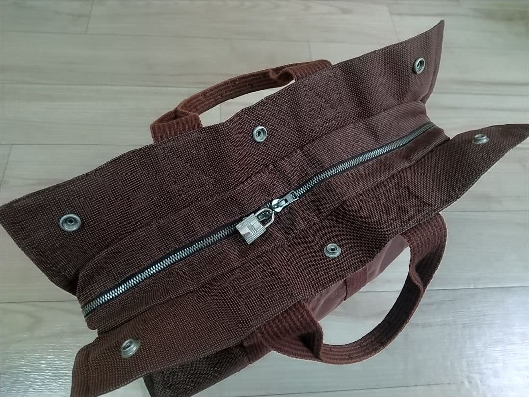 【美品】HERMES エルメス トートバッグ エールラインMM※年末年始発送可※