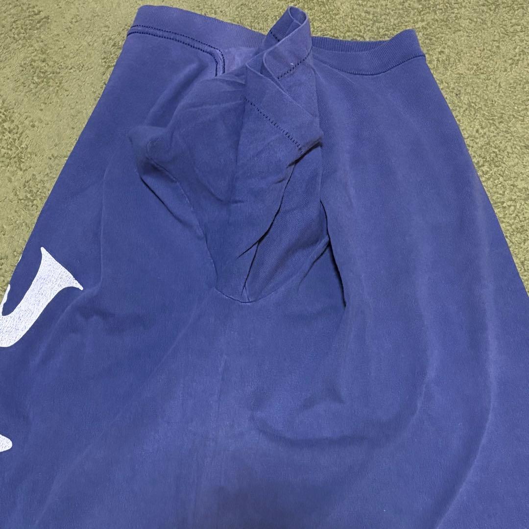 【90s】 \"old stussy\" (L) シャドーマン 茄子紺 フェード