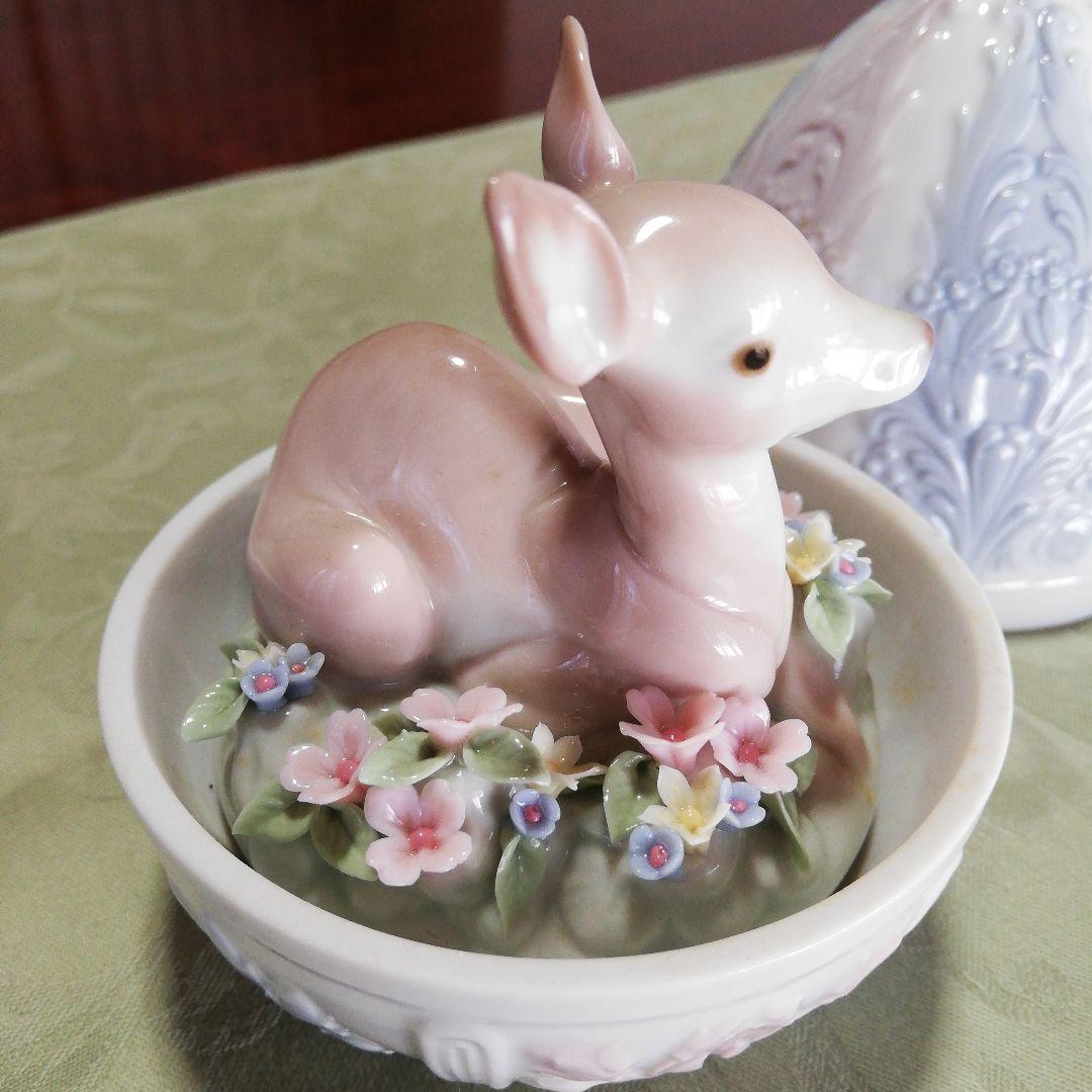 希少✨️LLADRO リヤドロ エッグコレクション 小鹿 バンビ フィギュリン
