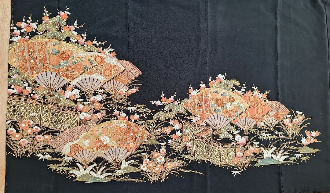 着物リメイクワンピース3640