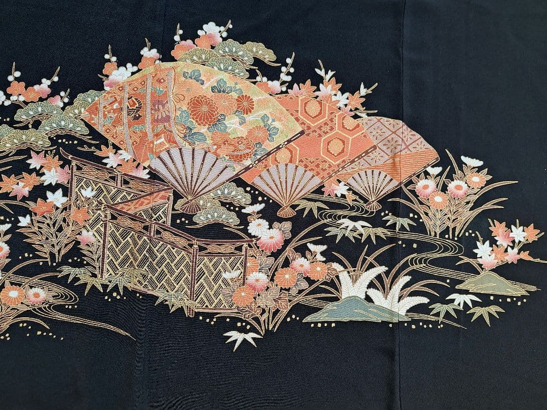 着物リメイクワンピース3640