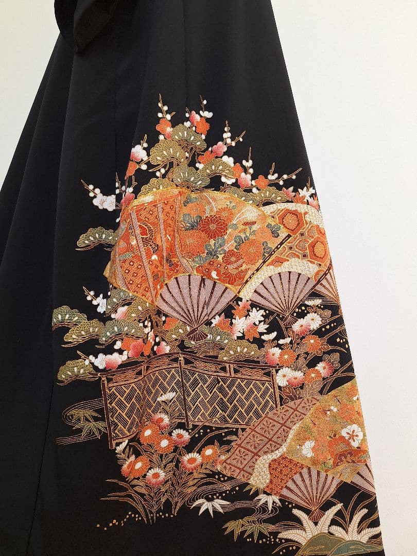 着物リメイクワンピース3640