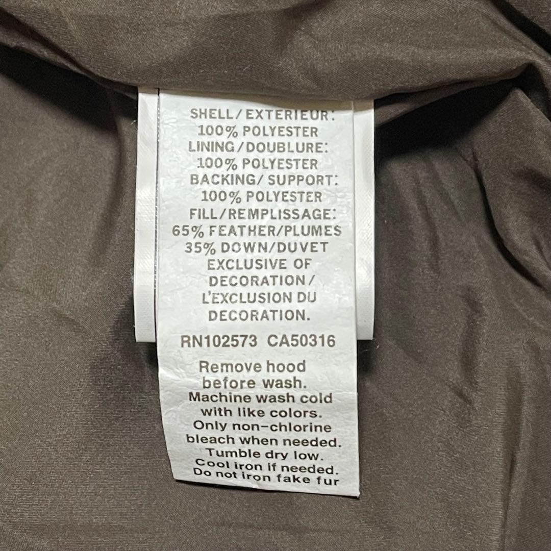 HOLLISTER ダウンジャケット 短丈 フード ファー y2k USA企画