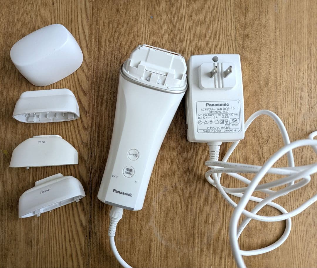 Panasonic 脱毛器 AC電源 交換ヘッド付