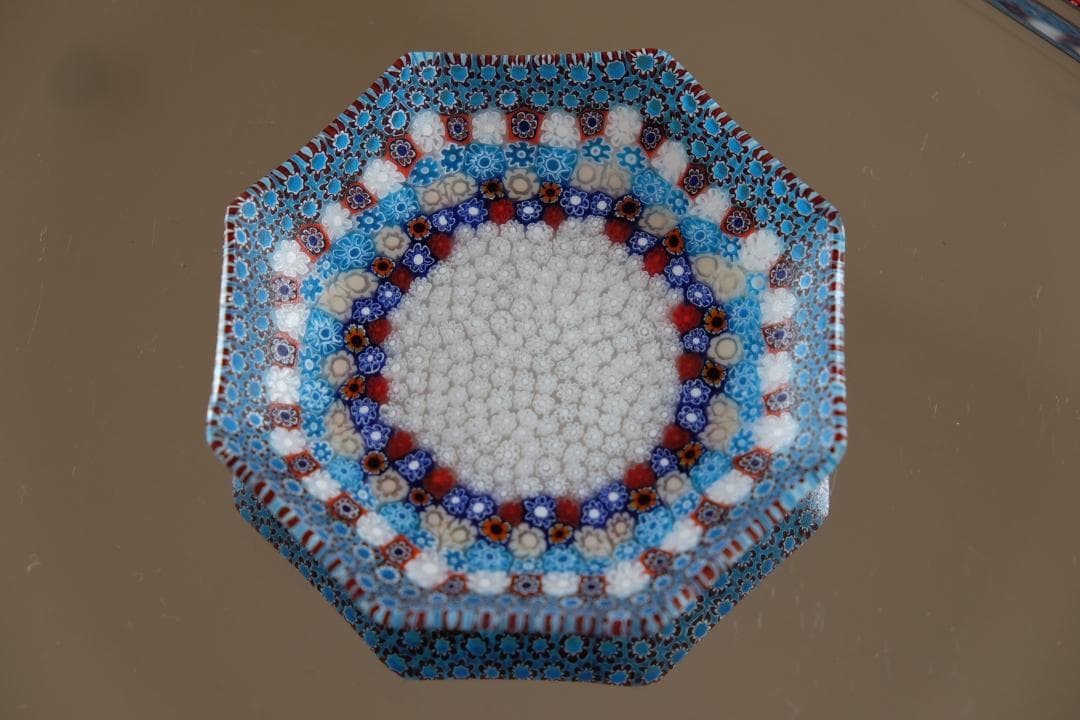 ムリーニ プレート ミルフィオリ ガラス 皿 ワイングラス 江波冨士子 田子美紀